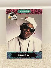 1991 Pro Set Yo MTV Raps Flavor Flav Rookie Card NM Hip Hop #36 picture