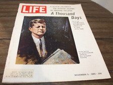 Vtg Life Magazine NOVEMBER 5, 1965 JFK By Arthur Schlesinger GREAT ADS picture