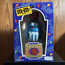VINTAGE* BLUE M&M BASKETBALL SPORT CANDY DISPENSER LIMITED EDITION COLLECTION picture