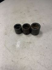 SNAP ON TOOLS- Lot of 3 Shallow Impact Sockets,3/8