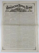 1879 Rochester NY American Rural Home Newspaper Farming Homesteading Ads Farm #1 picture