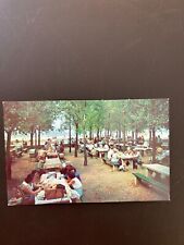 Picnic Grove at Washington Park Michigan City Indiana postcard picture