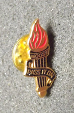 Moose Torch Pass It On Lapel Pin Loyal Order of Moose picture