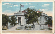 Public Library-Ottumwa, Iowa IA-antique posted postcard picture