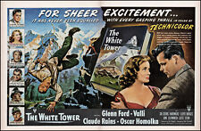 1951 The Wite Tower RKO movie release Glen Ford~Valli art print ad  LA39 picture