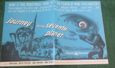 Journey to the Seventh Planet Pressbook 1961 John Agar great 17x11