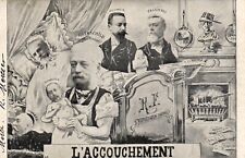 CPA ART POLITICAL CARICATURE L'BIRTH President LOUBET, ROTHSCHILD 1905 picture