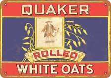 Metal Sign - 1911 Quaker Rolled White Oats - Vintage Look Reproduction picture