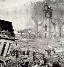 Hulburt House Ruins 1889 Johnstown Flood Victorian Print Pennsylvania DWT10A picture