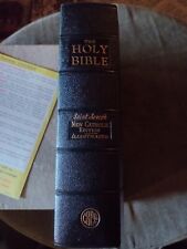 Vintage 1961 Leather Bound Holy Bible Douay-Confraternity New Catholic Version picture