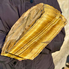 15LB Large Natural tiger's Eye rough raw stone rock specimrn madagescar picture