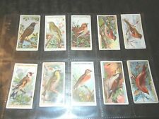 Tobacco  50 Card Set, WD & HO Wills BRITISH BIRDS, Ornithology, Twitcher 1915 UK picture