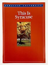 1980s Syracuse University Vintage Ad Brochure Campus College Enroll New York NY picture