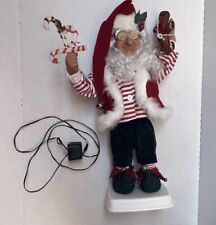 Vtg telco motionette christmas elf animated W/ Candycanes & Gingerbread Man picture