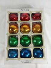 Vintage Noelle Glass Christmas Ornament Set Of 12 picture