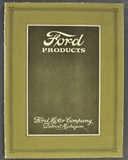 1922-1923 Ford Model T Brochure Touring Sedan Coupe Tractor Excellent Original picture