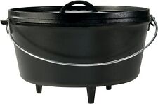 8 Quart Pre-Seasoned Cast Iron Camp Dutch Oven with Lid，New free freight picture
