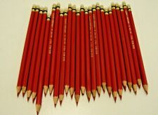 Lot Of 25 Vintage Pedigree By Empire #500 Red Pencil W/ Eraser Made In USA picture