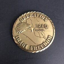 Operation Iraqi Freedom Joint Forces Challenge Coin Bald Eagle Patriotic Star picture