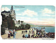 c.1910s Le Theatre Et Les Terrasses Monte Carlo Postcard UNPOSTED picture
