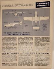 Cessna Model 336 Skymaster Product Summary  picture