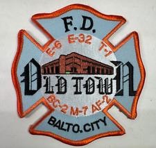Old Town Fire Baltimore Maryland MD Patch N3 picture