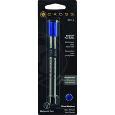 Cross  Ballpoint Pen Refills Blue Med Pt 2 Pack New In Pack 8511-2  2 Refills picture