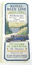 1931 Royal Blue Line Motor Tours Outdoors in America Tourist Travel Pamphlet  picture