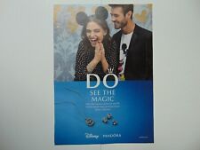 2017 PANDORA & DISNEY Micky Minnie Jewelry collection vintage art print ad picture