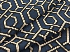 Kravet Navy Geometric Modern Woven Trellis Upholstery Fabric 9.50 yds 34352.516 picture