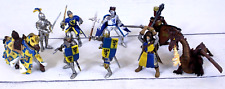 Lot of 9 PAPO SCHLEICH Medieval Dragon, Horse, Knights Figurines  picture