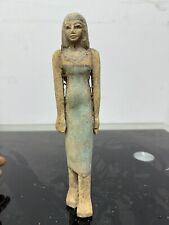 Rare Wooden ANCIENT EGYPTIAN ANTIQUE Queen Nefertari  Statue. picture