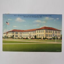 Southeastern Air Corps Headquarters Maxwell Field Alabama AL Linen Postcard picture
