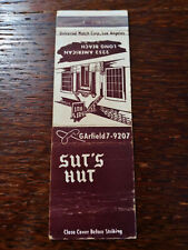 Vintage Matchcover: Sut's Hut, Long Beach, CA picture