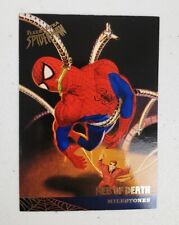 Fleer Ultra Spiderman '95 Spider-Man Web Of Death Milestones Trading Card #96 picture