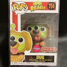 Funko Pop Disney Pixar Remix Dug Flocked Vinyl Figure #754 Target Exc VAULTED picture