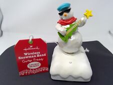 2010 Hallmark Wireless Snowman Band - Guitar Freddy W/ Tags picture