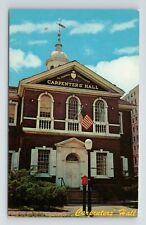 Carpenters Hall Philadelphia Pennsylvania 1st Continental Congress VTG Postcard picture