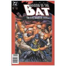 Batman: Shadow of the Bat #1 Newsstand in Fine condition. DC comics [s& picture