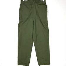 Vintage Military Og-107 Trousers Size 33 x 32 Green Vietnam Era 60s 70s picture