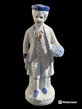 Antique English Paul Revere Porcelain figurine Blue Hat  &gold tie picture