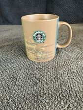 2006 Starbucks Mug 18 Oz Africa Coffee Bean Story Origin Large Brown Green Blue picture