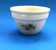 Bowl Vintage Hall Restaurant-Ware Bowl Holly Berries 4.5