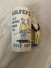 Vtg Golfer’s Nite Cap Mug picture