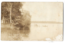 #3   c1920 RPPC Real Photo Postcard Shady Point Norway Lake Pine River Mn picture