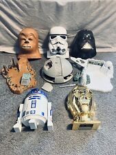 Lot of Star Wars Micro Mini Machine Play Sets 5 Heads & More 1994-1997 FREE2SHIP picture
