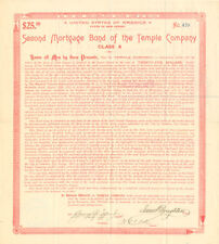 Second Mortgage Bond of the Temple Co. - General Bonds picture