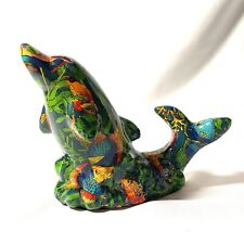 Decoupage Dolphin Figurine Beach House Decorative Ocean Theme Decor Gift Collect picture