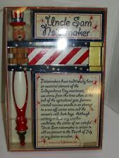 Roman Inc - Uncle Sam Patriotic Wooden Noisemaker July 4 Red White Blue Open Box picture