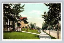 Duluth MN-Minnesota, Residences On East Superior Street, Vintage Postcard picture